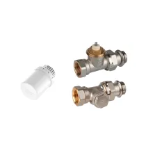 VTL3030DS10 термостатический комплект для радиаторов 3/8 дюйма, прямой