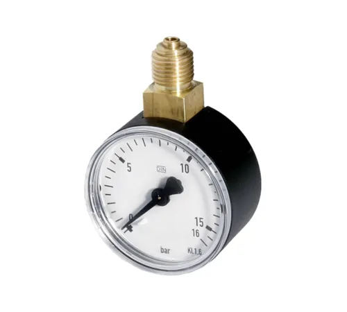 Манометр Resideo (Honeywell) M08M-A16 с диаметром корпуса 50 мм, диапазон 0–16 бар