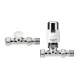 VTL200 Valencia TRV/lockshield, прямой, 15 мм, с дренажным отводом, push-fit 10 мм
