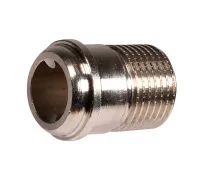 VA5200B010 — радиаторная соединительная муфта (tailpiece) с уплотнением «металл по металлу», 3/8 in, DN10