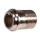 VA5200B010 — радиаторная соединительная муфта (tailpiece) с уплотнением «металл по металлу», 3/8 in, DN10