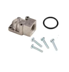 Фланец с углом 1/2" BSP, PL, с уплотнительным кольцом O-Ring и винтами