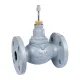 DF15B4.0CI, двухходовой линейный фланцевый клапан, DN15, PN16, Kvs 4,0, чугун
