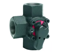 Трёхходовой ротационный клапан PN6, DN40, 25 Kvs