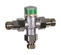 Термостатический смесительный клапан TM200VP-3/4E Resideo (Honeywell) с компрессионными соединениями 15 мм