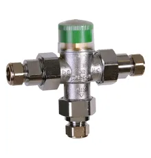 Термостатический смесительный клапан TM200VP-3/4E Resideo (Honeywell) с компрессионными соединениями 15 мм