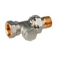 V2420D0015 Verafix-E запорный предустанавливаемый lockshield, слив/дренаж, прямой, 1/2", внутренняя резьба