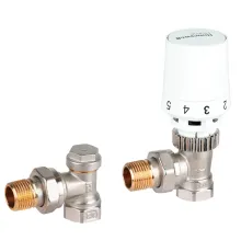 Комплект термостатических радиаторных клапанов Resideo (Honeywell) VTL5020ES15 + T5019, V2020ESX15 и V2420E0015