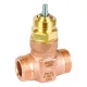 VDE32C10RB двухходовой линейный клапан, наружная резьба, DN32, PN25, Kvs 10, красная бронза