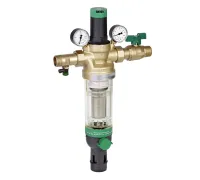 Комбинированный узел HS10S-11/4AD с внешней резьбой 1 1/4", сетчатым фильтром 200 микрон