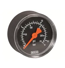 Манометр M74CS-A16 с задним подключением G1/4", 0–16 бар