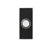 Кнопка дверного звонка Resideo (Honeywell) D534 Lightspot, проводная, настенная, черная