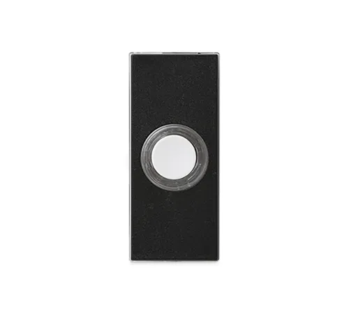 Кнопка дверного звонка Resideo (Honeywell) D534 Lightspot, проводная, настенная, черная