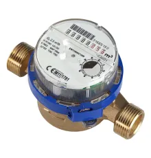 Счетчик воды Resideo (Honeywell) EW1100AC1100 одноструйный для холодной воды, DN15, длина 80 мм