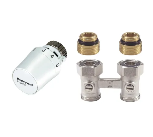 TL5096DY15RA Комплект подключения радиатора RA-типа: T5019DA + прямое соединение 1/2" V2496DY015