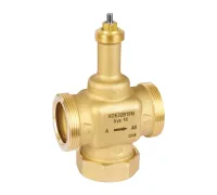 VDE25B10M двухходовой линейный клапан Resideo (Honeywell) с внешней резьбой DN25, PN16, Kvs 10, мод.