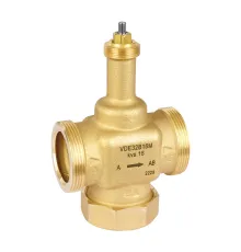 VDE25B10M двухходовой линейный клапан Resideo (Honeywell) с внешней резьбой DN25, PN16, Kvs 10, мод.