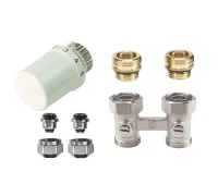 TL3096W0DY1536 Комплект подключения для компактных радиаторов T3019W0 + V2496DY015 + OT113M-3/4F