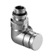 V2482L0015 — запорный (lockshield) радиаторный клапан Verafix Design, хром, двойной угол влево