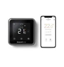 T6H600WF1003 Проводной умный термостат Resideo (Honeywell) — антрацит