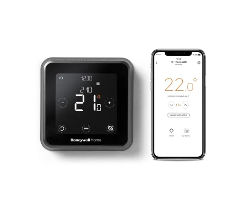 T6H600WF1003 Проводной умный термостат Resideo (Honeywell) — антрацит