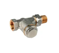 V2440D0025A Запорный lockshield клапан с внутренней резьбой 1" (DN25), Kvs 6