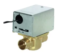 Электроприводный зональный клапан Resideo (Honeywell) 24 В перем. тока, 3/4 дюйма, под пайку (двухпозиционный)