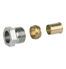 FIG1/2CSS12 компрессионные фитинги с внутренней резьбой, 1/2 × 12 мм, мягкая сталь