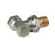 V2400E0010 Verafix угловой запорный lockshield-клапан с воспроизводимой предустановкой (перекрытие), 3/8"