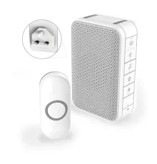 Комплект для дверного звонка DC313N WF Chime Kit, 6 мелодий — белый