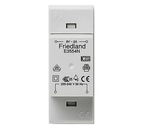 Трансформатор 8V 2A DIN/Surface